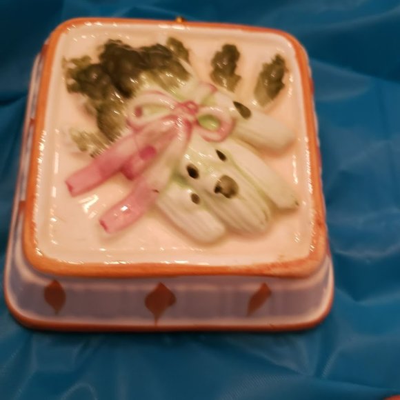 Vintage Gelatin Mold Wall Hanger Made in Taiwan Miniature set of 2 MCM - Picture 2 of 3